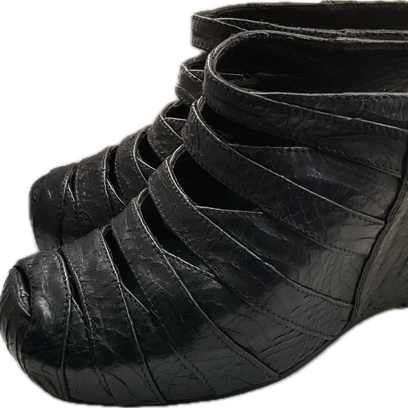 Rick Owens Dust Snake Platform Heel Wedge Mules size 39 1/2" EU - Picture 6 of 12